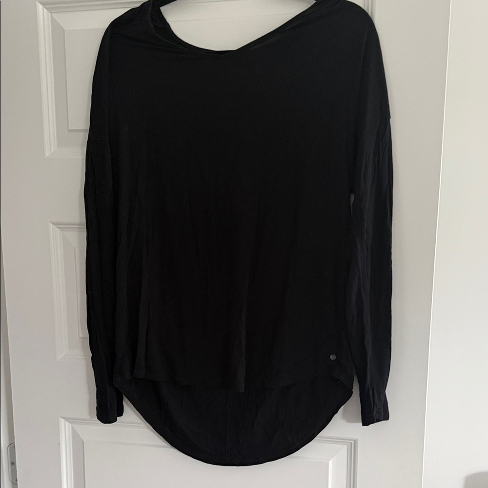 Eddie Bauer Women's Black Long Sleeve Top